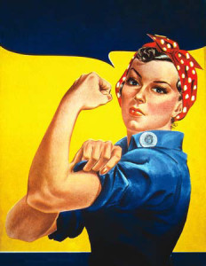 Rosie the Riveter helped ignite enthusiasm with American women